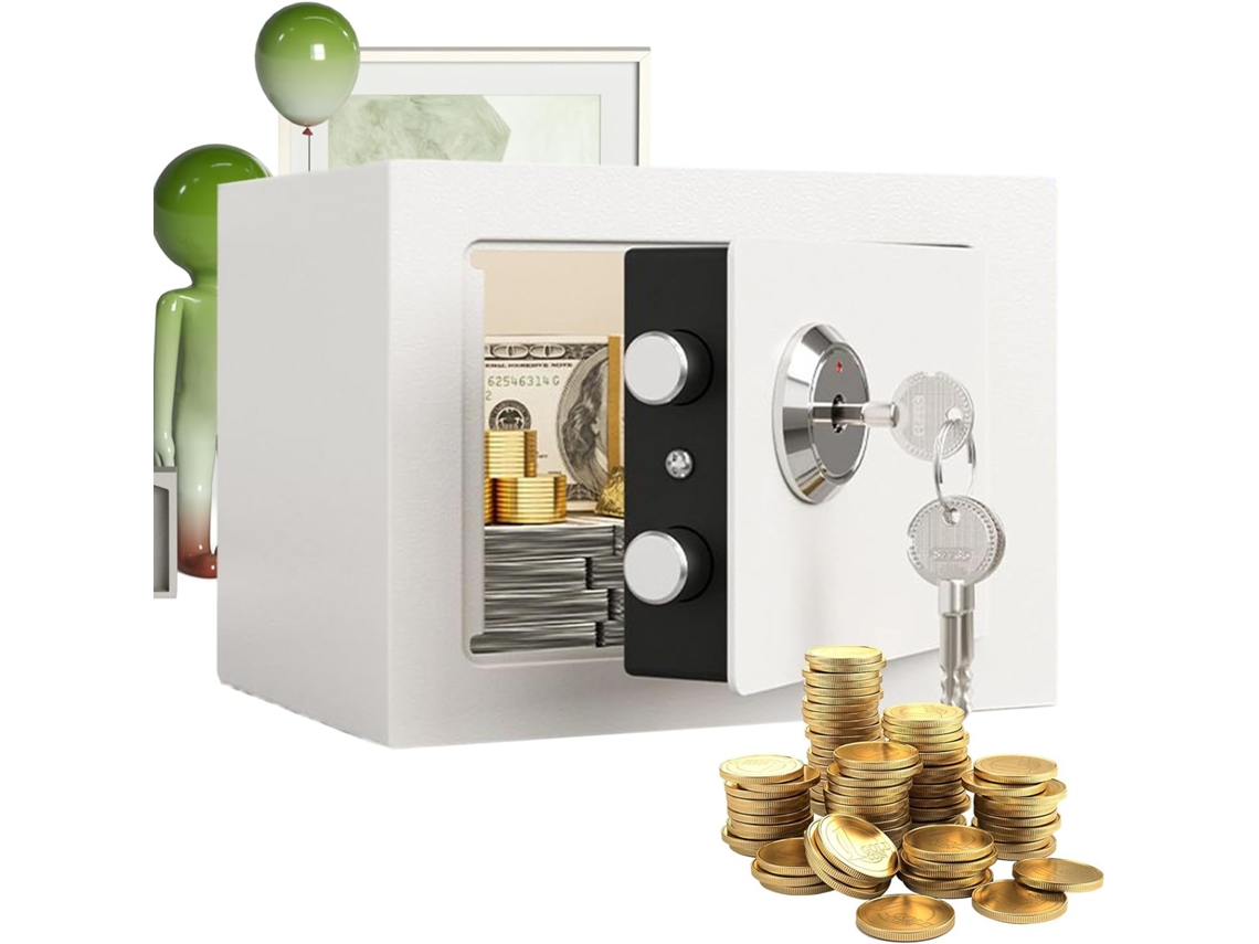 Caja Fuerte De Acero Con Ranura Para Monedas, Almacenamiento Antirrobo Para Joyas, Documentos, Moned