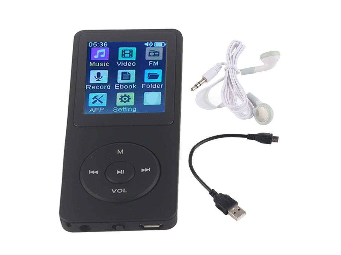 Reproductor MP4 portátil con pantalla LCD ultrafina de 1,8 pulgadas