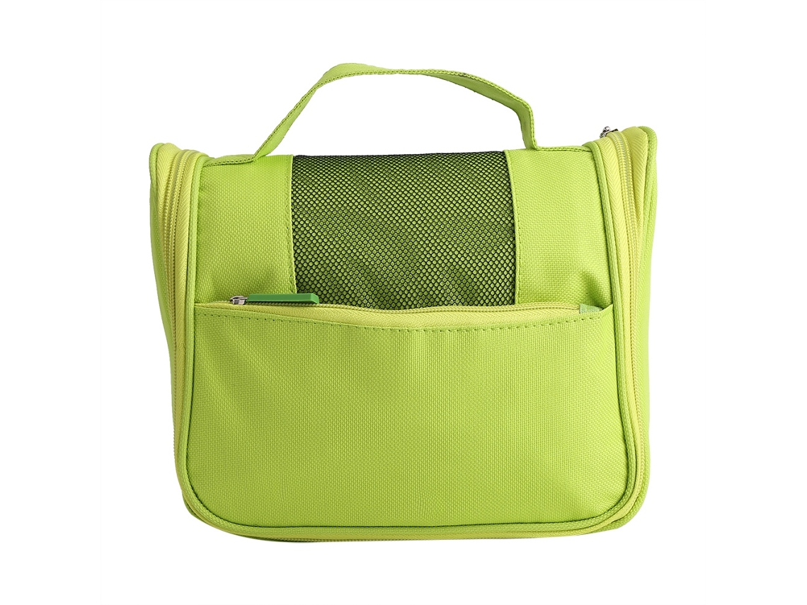 VYLARA Bolsa de maquiagem dobrável à prova d'água Safebet, organizadora de banheiro, verde