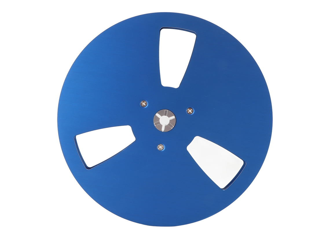 Rollo De Cinta Vacío De 7 Pulgadas Y 1/4 De Pulgada Con 3 Ranuras, Aleación De Aluminio Para Teac