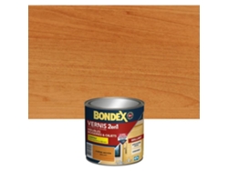 Barniz Para Madera Interior Y Exterior Roble Brillo Medio 0,25l Bondex