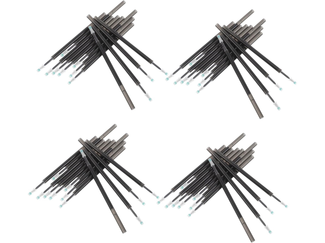 Paquete De 100 Recambios De Bolígrafo De Gel Borrable Con Tinta Ergonómica Para Bolígrafo.