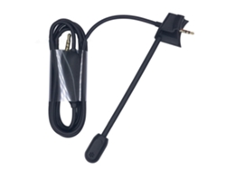 Micrófono Para Juegos Estándar Desmontable De 3,5 Mm Con Cable Rígido Para Auriculares Qc35