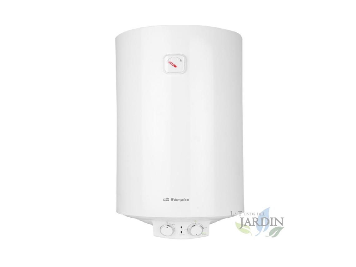 Termo Eléctrico ORBEGOZO Capacidad 100 Litros Temperatura Máxima 75ºc Instalación Vertical Bajo Consumo 1500W.