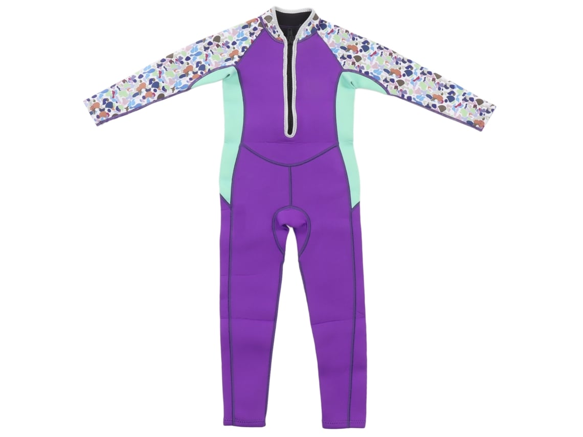2026rebe-traje De Mergulho Infantil 2,5 Mm Neopreno Com Manga Longa Elástico Macio Térmico Para Meninos E Meninas 12 Tamanhos