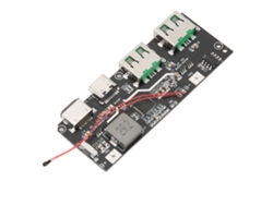 Módulo de carga rápida USB Micro Tipo C de 5 puertos 2026as, placa de carga rápida de 4,5-13,5 V