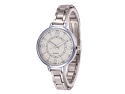 Reloj De Cuarzo Elegante Y Moderno Unisex Para Uso Casual Regalo Plata
