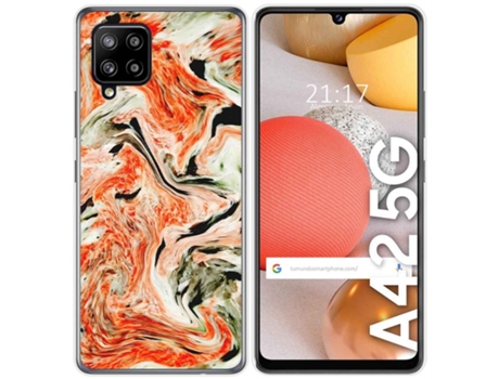Carcasa Samsung Galaxy A42 5G TUMUNDOSMARTPHONE Dibujos Multicolor
