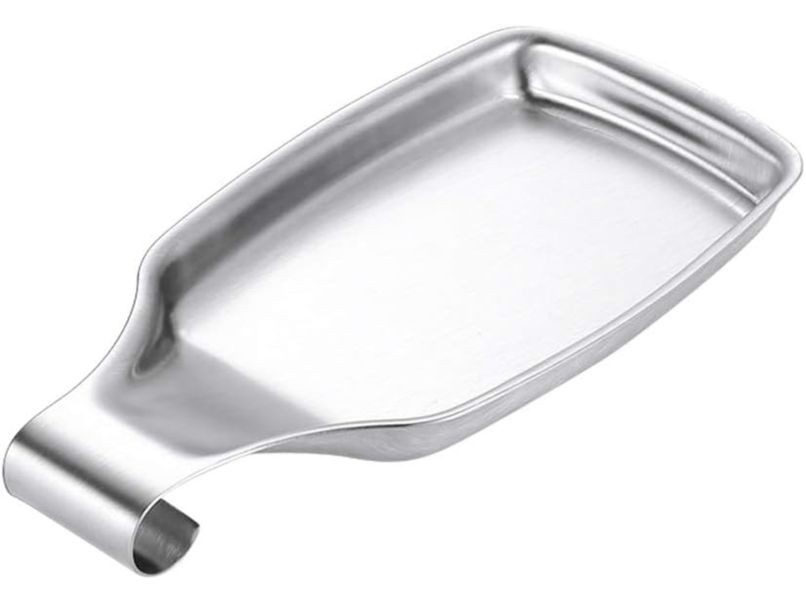 Soporte de cuchara de acero inoxidable soporte de cuchara de plata soporte de utensilios de cocina para cuchillos tenedores (21*10,8 cm) UISAVE