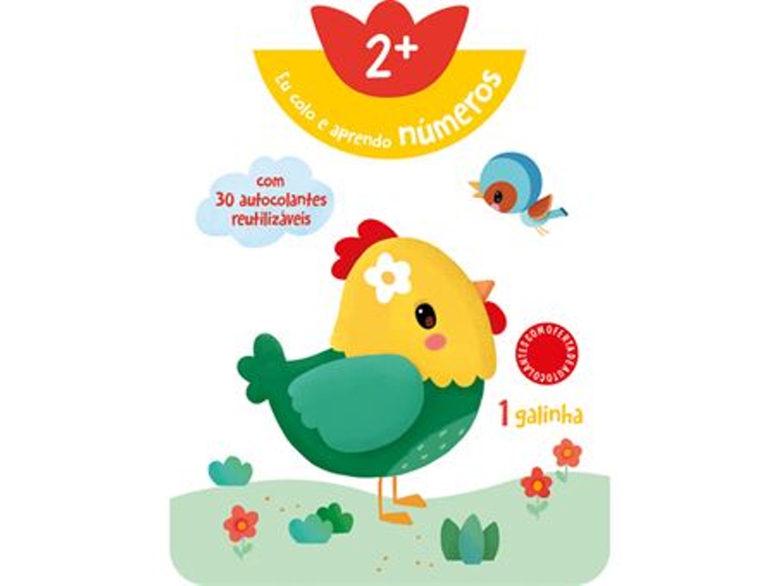 Libro Números +2 - Galinha de Yoyo Studios (Portugués)