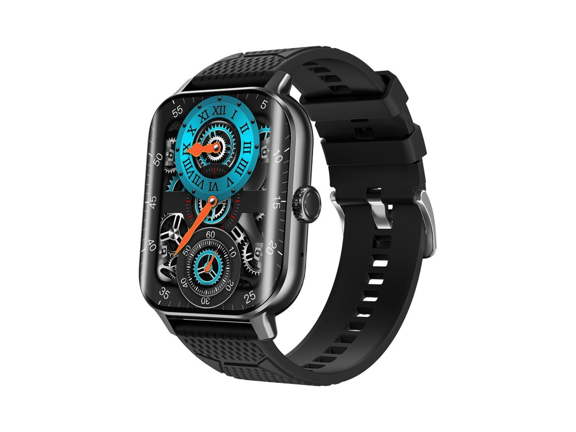 Smartwatch YIZHOOD F12 2.02 inch Llamada Bluetooth IP67 Impermeable 100+ Modos deporte 280 mAh (Android y IOS - Negro)