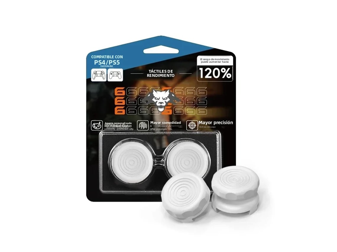 (paquete De 2) Tapas De Joystick De Alto Rendimiento Para Ps4/ps5: Dos Alturas De Tapas De Joystick Antideslizantes Para Un Control Mejorado