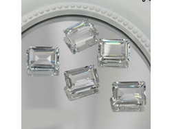 5 piezas de elegante decoración de uñas con diamantes de imitación 3D, diamantes de imitación de cristal, decoración de uñas con fondo puntiagudo, colgante de uñas de cristal 3D Hengrongshen