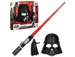 Paquete del lado oscuro de Darth Vader, sable de luz rojo, máscara de Darth Vader y figura de 6 pulgadas, accesorio, 4 años, Star Wars