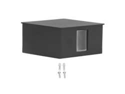 Lámpara De Pared Led Beam Square Design Retro Warm Light 3w Aluminio Ac85-265v Hotel Negro