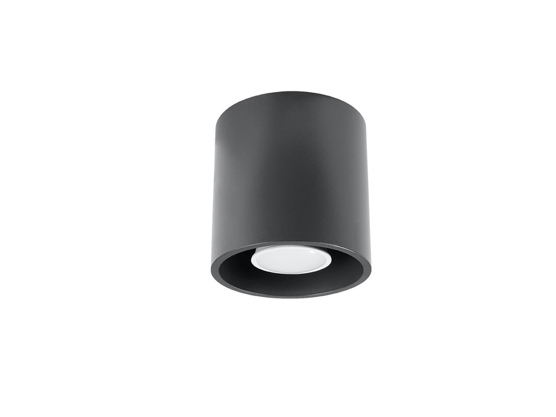 Sollux Sl.0568 Lámpara De Techo Orbis 1 Antracita