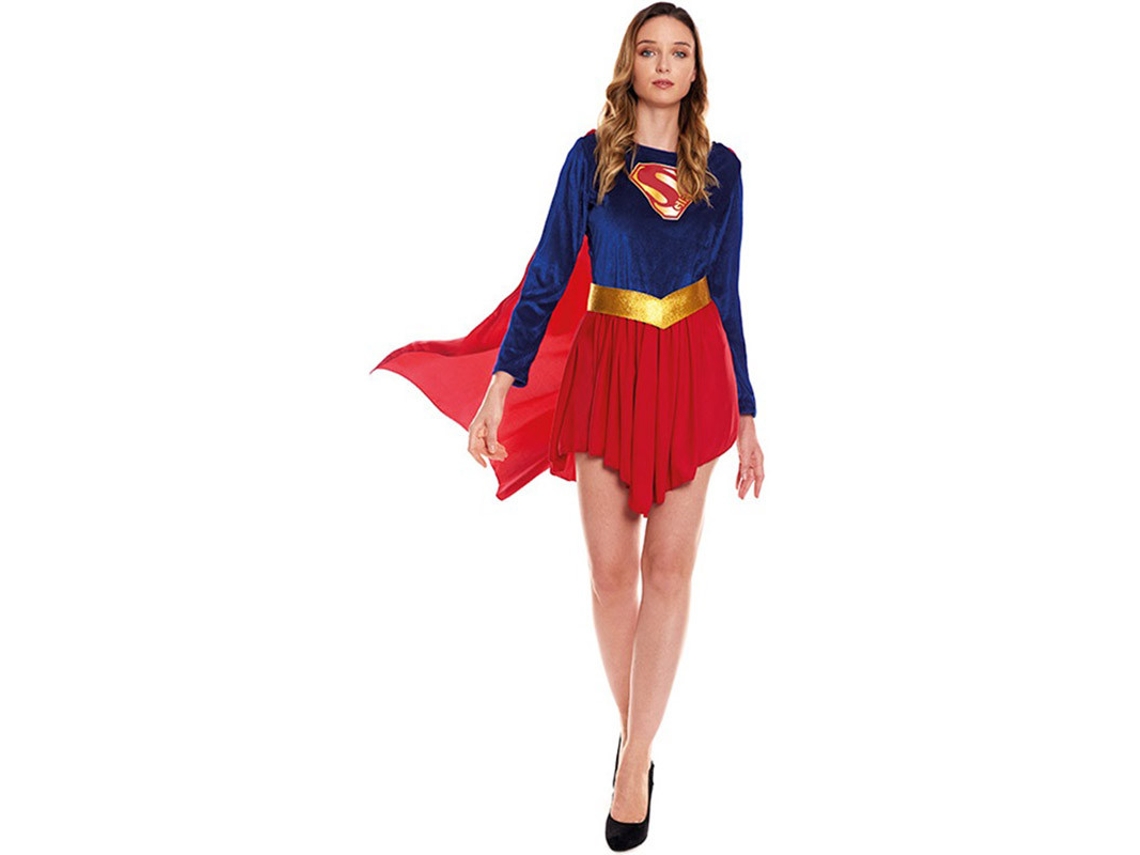 Disfraz de Mujer PARTILANDIA super heroína kriptoniana (Tam.: S)