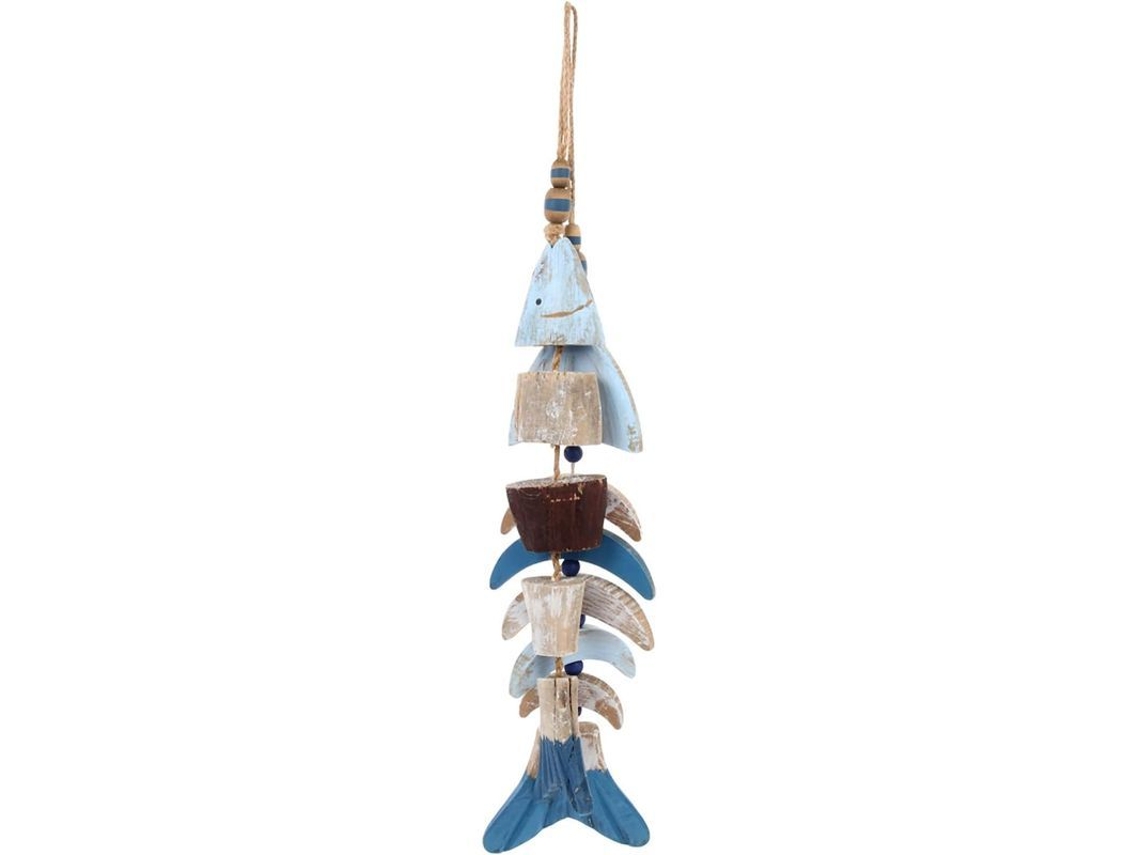 Decoración De Pared De Madera Con Forma De Pez (2 Piezas) - Tema Marítimo Mediterráneo