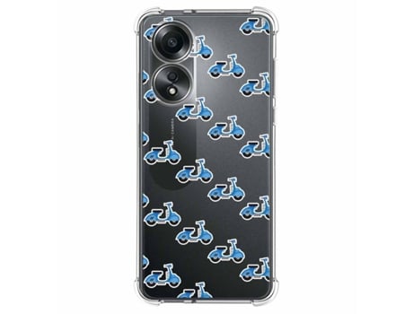 Funda Silicona Antigolpes para Oppo A58 4G diseño Scooter Dibujos