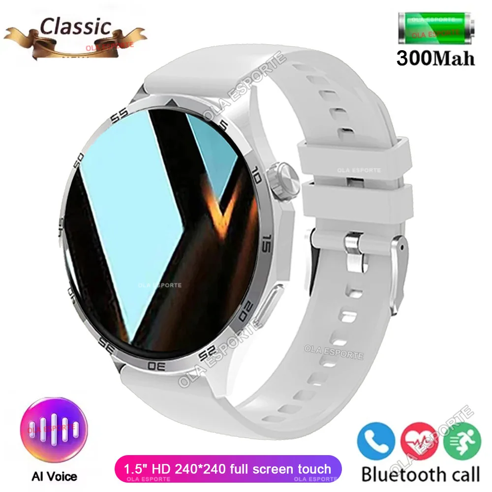 (plata)gps Track Smartwatch Con Pantalla Amoled, Soporta Nfc, Llamadas Bluetooth, Resistente Al Agua, Monitoreo De Salud Del Sueño