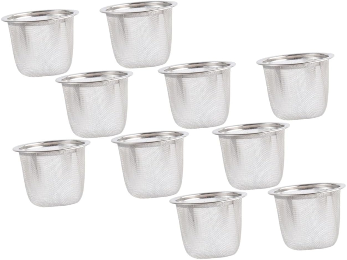 Juego De 10 Coladores De Té De Acero Inoxidable 6