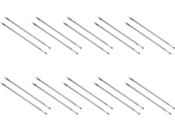 10 Pares De Antenas De Radio Universales Am/fm Telescópicas De Acero Inoxidable De 4 Secciones Y 62,5 Cm (24,6 Pulgadas)