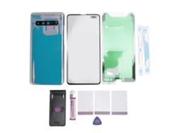 Cristal Trasero De Reemplazo, Lente Exterior Frontal Y Herramientas De Reparación Para Samsung Galaxy S10 5g Plata