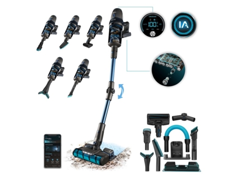 Aspiradores Verticales Bldc Conga Rockstar 11500 Odyssey Ergowet Connected Ia CECOTEC