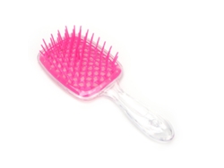 2026-pincel De Penteado Desembaraçador Com Massagem Para Cabelo Vented Rosa Vermelho Para Salão De Beleza Barbearia Estilismo