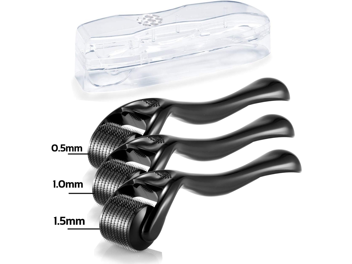Rodillo De Microagujas Para El Cuidado De La Piel Del Rostro. 3 Tamaños 0.5 Mm. 1 Mm Y 1.5 Mm Gertiz
