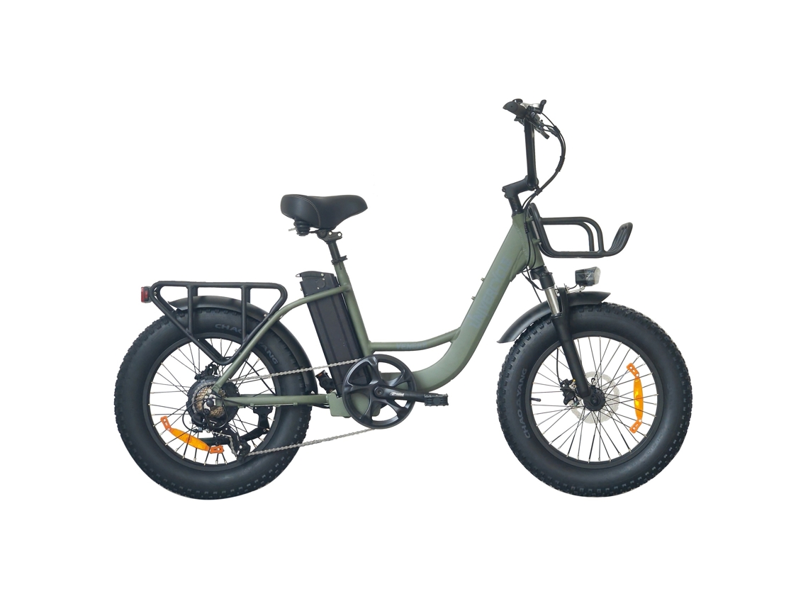 Bicicleta Eléctrica Univercycle B5 Con Portaequipajes Delantero, Batería De 48 V Y 15 Ah Y Cambio Shimano De 7 Velocidades.
