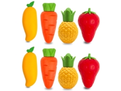2026-borradores Lindos Para Niños 8 Pack Frutas Alimentos Puzzle Erasers Para Estudiantes A Granel