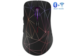 Ratón inalámbrico 2.4G, 6 teclas, ratón óptico recargable portátil con receptor NanoUSB, DPI ajustable de 3 velocidades*.