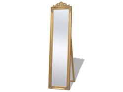 Espejo de suelo estilo barroco, 160 x 40 cm, dorado, DKD HOME DECOR