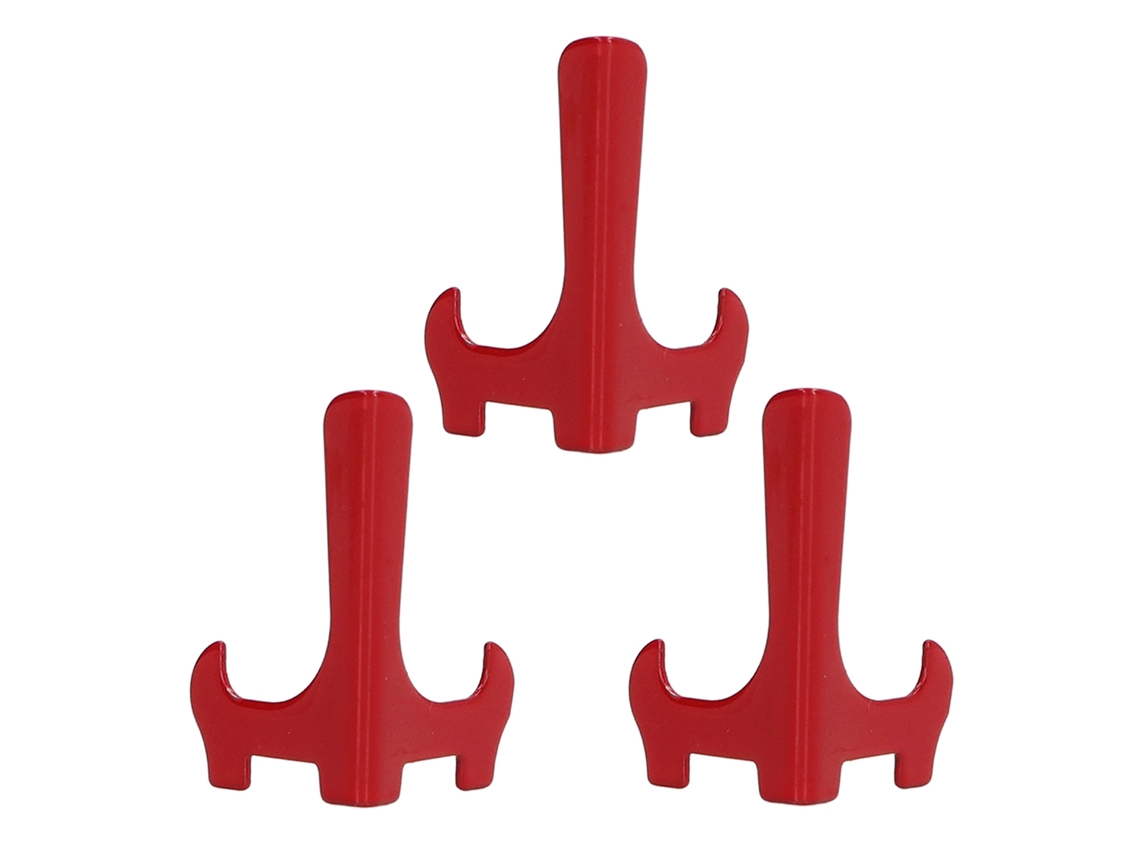 Escurridor De Platos Miniatura De 3 Piezas Para Casa De Muñecas A Escala 1:12, Accesorios De Cocina Rojos