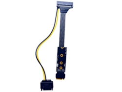 Cable Convertidor Flexible Nvme A U.2, Lector Pcie 3.0 Y Pcie 4.0, Conectores Chapados En Oro.