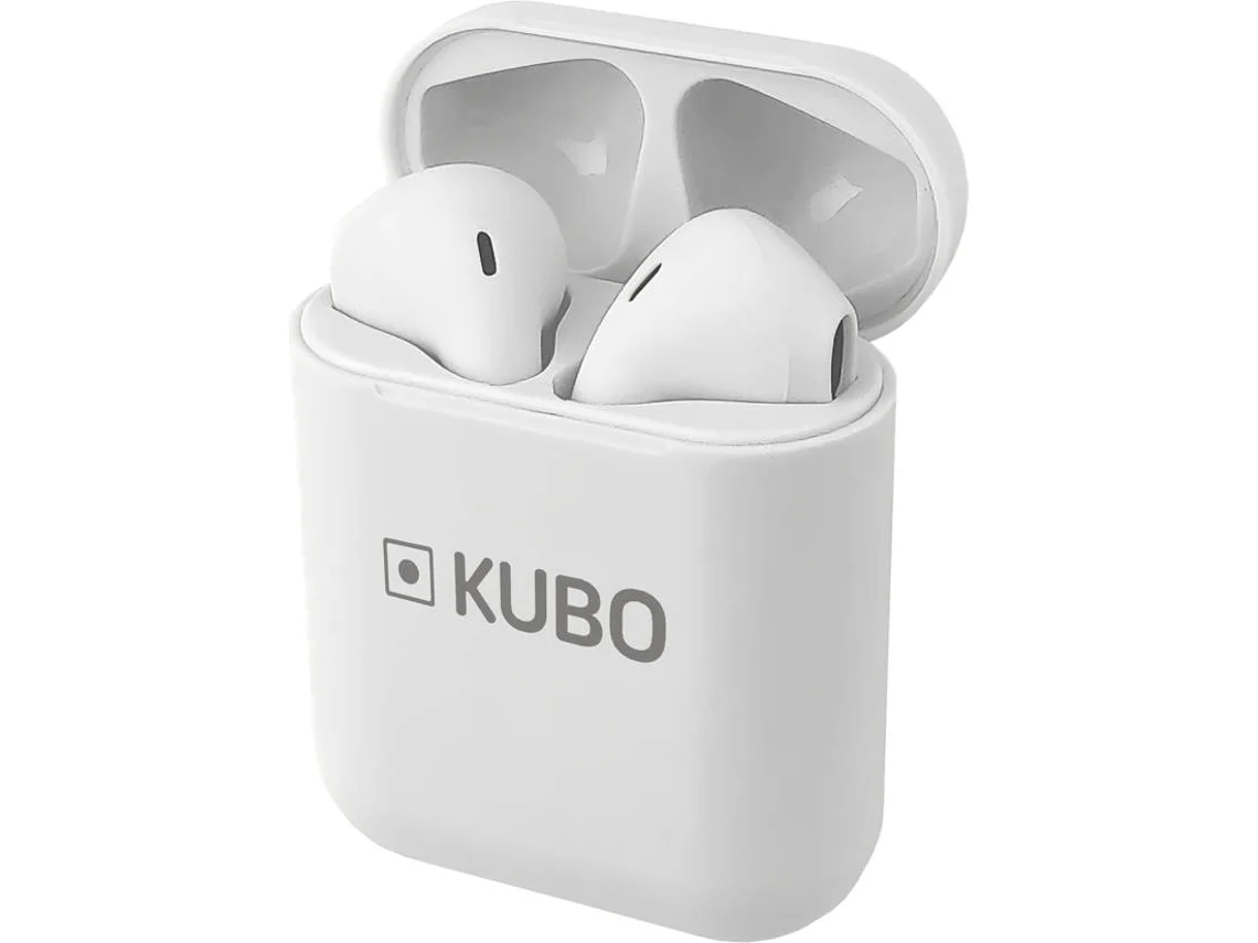 Auriculares Bluetooth True Wireless TWS Kubo (Micrófono - Blanco)