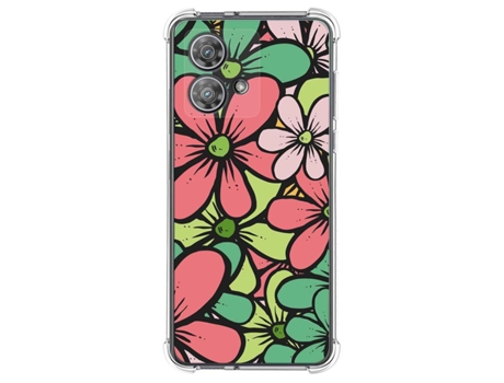 Funda Diseño Flores para Motorola Edge 40 Neo 5G TUMUNDOSMARTPHONE Silicona Multicolor