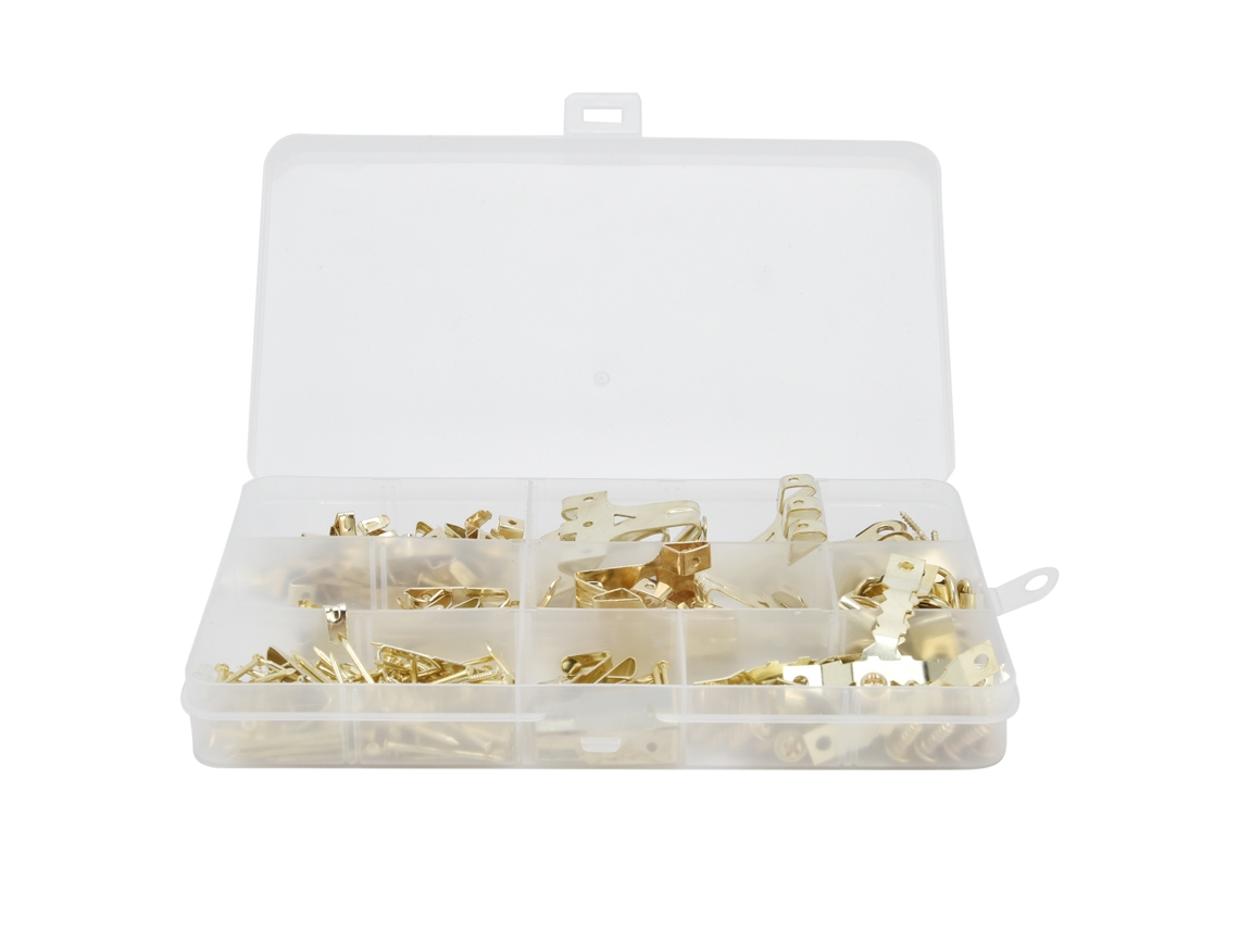Kit De Accesorios Para Colgar Cuadros Y Fotos Con 250 Piezas Y Caja De Almacenamiento.
