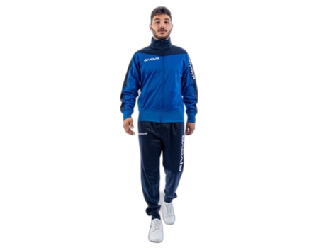 Chándal para Hombre GIVOVA (4XL - Azul)