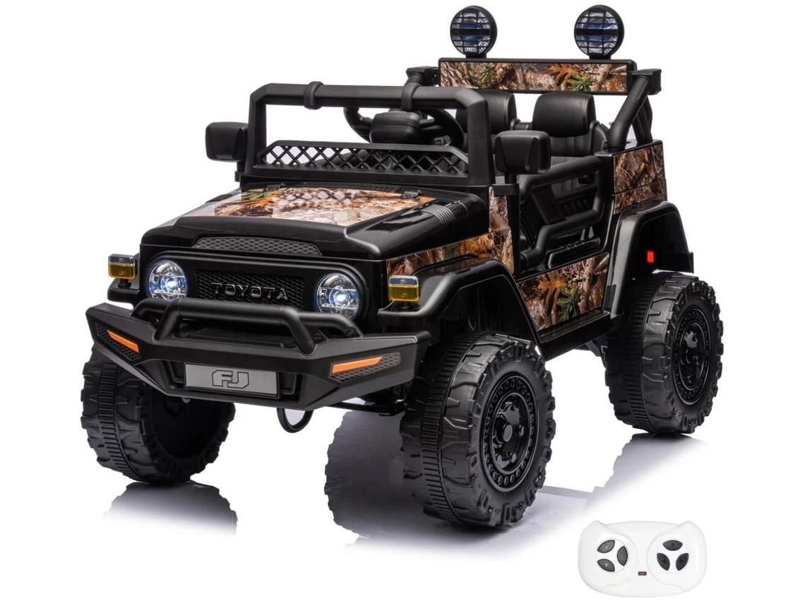 Vehículo Eléctrico Para Niños - Toyota Fj Cruiser 12v - 1 A 6 Años - Negro