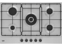 HIAW75223SXE placa Aço inoxidável Embutido 75 cm Gás 5 zona(s) BEKO