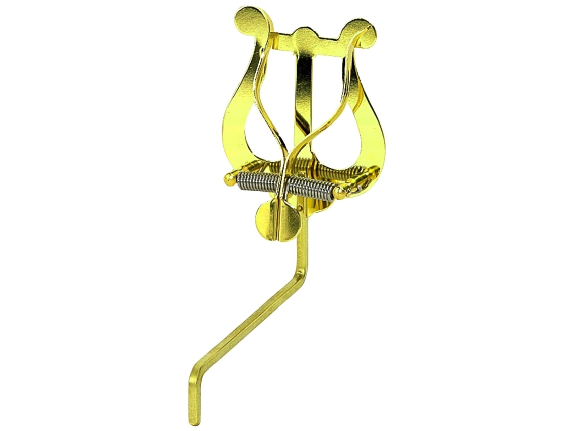 Soporte para saxofón Lyra de latón amarillo GEWA