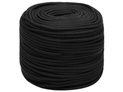Cuerda De Barco Polipropileno Negro Intenso 6 Mm 250 M