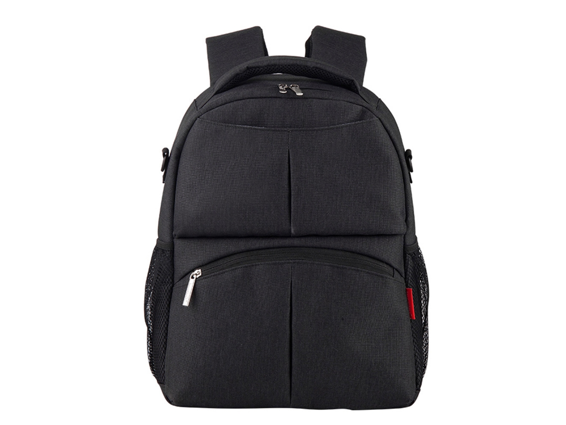 Mochila Gestante Mummy Grande Capacidade Multifuncional Bolsa Fralda Nursing (carvão)
