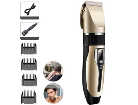 Recortadora de cabello para hombres kit de corte de cabello recortadora de barba recargable eléctrica maquinilla de afeitar para barba para hombres...
