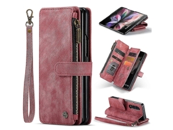 25-26 Caseme C30 Multifunctional Card Slots Zipper Phone Leather Phone Case