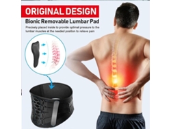 Cinturón Deportivo Xl Cómodo Antideslizante Ergonómico Protección Columna Hernia Discal Ciática Recuperación Lesiones