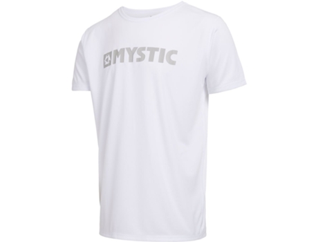 Camiseta de Manga Curta Uv Star Quickdry Branco Mmystic