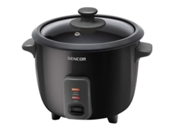 Cu Cooker Eléctrico Sencor Srm 0601bk Cocinero De Arroz Con Luces Indicadoras, 300 W, Negro